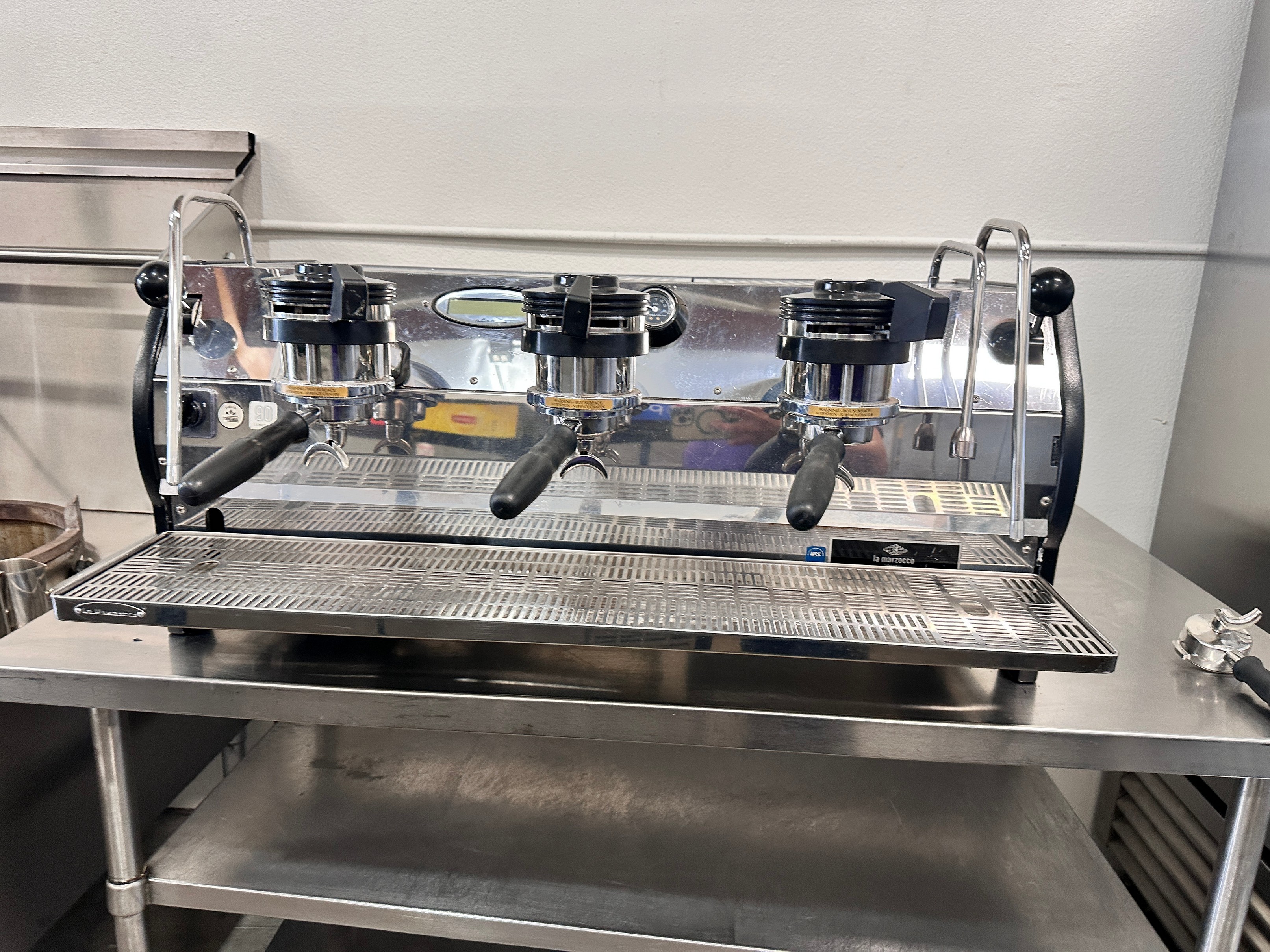 La Marzocco 3-group commercial espresso machine