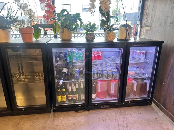 Excellent Cooler Depot 3 Glass Door t Back Bar Refrigerator 115volt Tested and Working! - Image 5 of 6