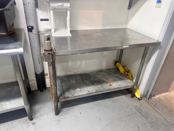 Stainless Steel 48" Work Table With Can Opener - Image 2 of 8