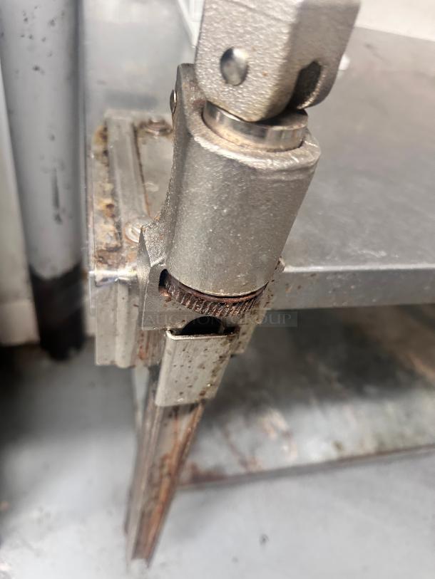 Stainless Steel 48" Work Table With Can Opener - Image 5 of 8