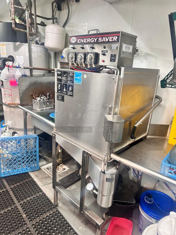 Excellent CMA Dishmachines AH-2 - 40 Rack/Hr Door-Type Pass Through Dishwasher 115volt Tested and Working! - Image 1 of 9