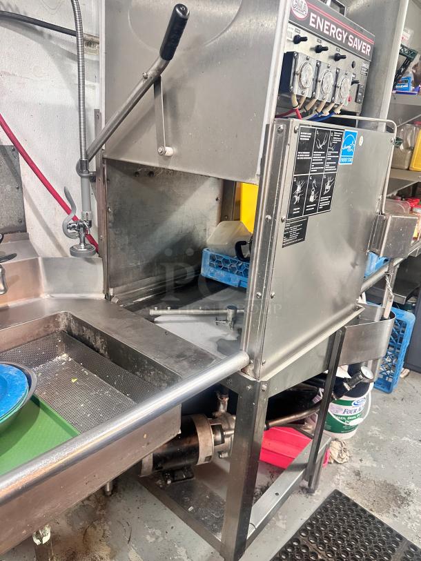 Excellent CMA Dishmachines AH-2 - 40 Rack/Hr Door-Type Pass Through Dishwasher 115volt Tested and Working! - Image 6 of 9