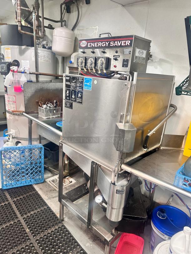 Excellent CMA Dishmachines AH-2 - 40 Rack/Hr Door-Type Pass Through Dishwasher 115volt Tested and Working! - Image 9 of 9