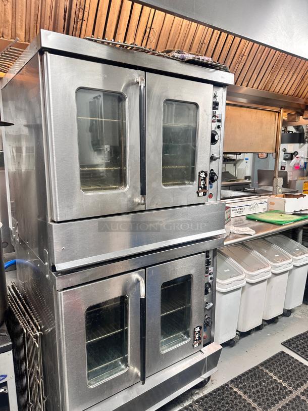 Clean Montague  2-115A Vectaire Convection Oven Gas Double-deck Tested and Working! - Image 3 of 13