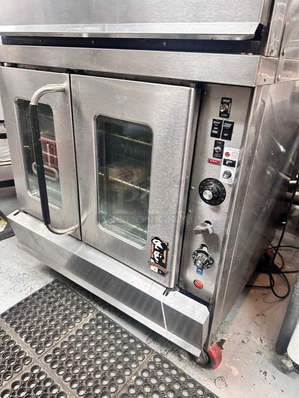 Clean Montague  2-115A Vectaire Convection Oven Gas Double-deck Tested and Working! - Image 6 of 13