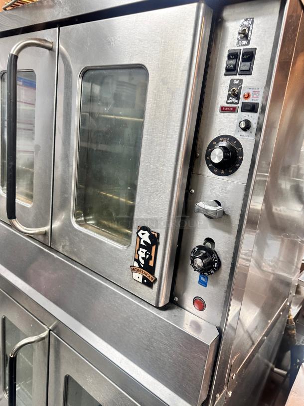 Clean Montague  2-115A Vectaire Convection Oven Gas Double-deck Tested and Working! - Image 7 of 13