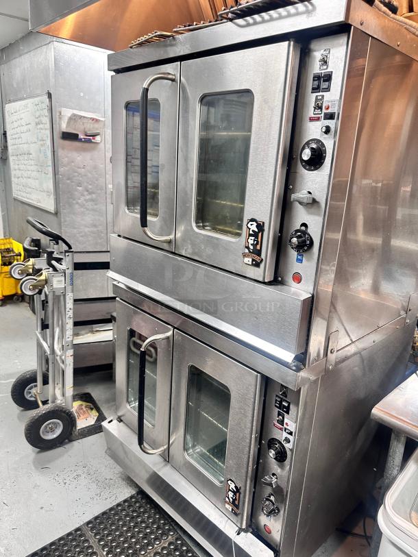 Clean Montague  2-115A Vectaire Convection Oven Gas Double-deck Tested and Working! - Image 8 of 13