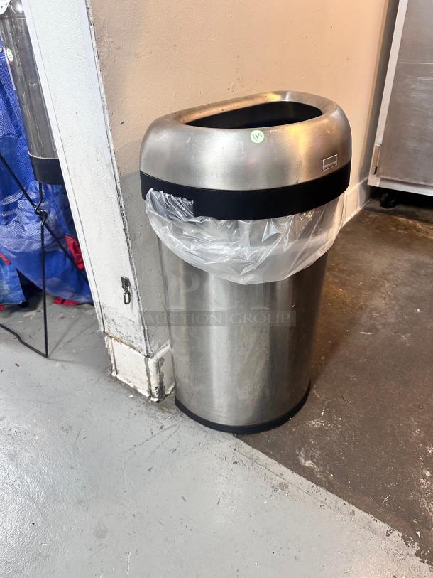 Clean Simplehuman Stainless Steel Trash Can - Image 3 of 5