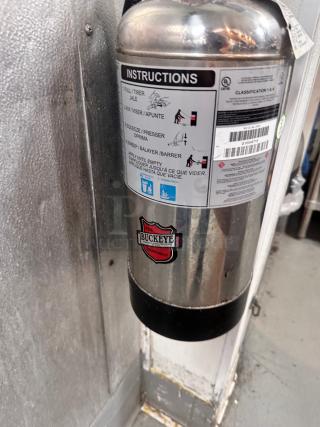 Silver Fire Extinguisher