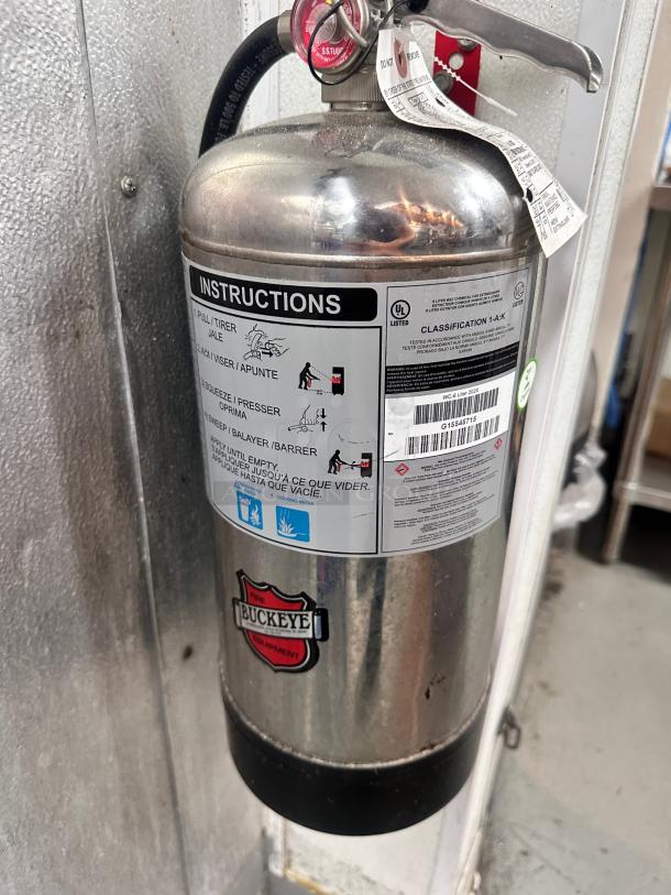 Silver Fire Extinguisher - Image 3 of 5