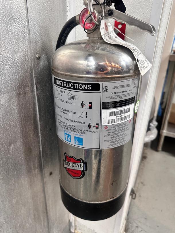 Silver Fire Extinguisher - Image 4 of 5