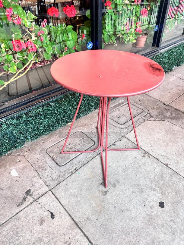 Round Patio Table - Image 1 of 3