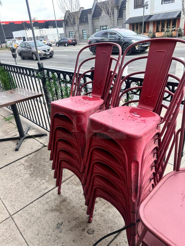 Metal Patio Chairs - Image 2 of 3