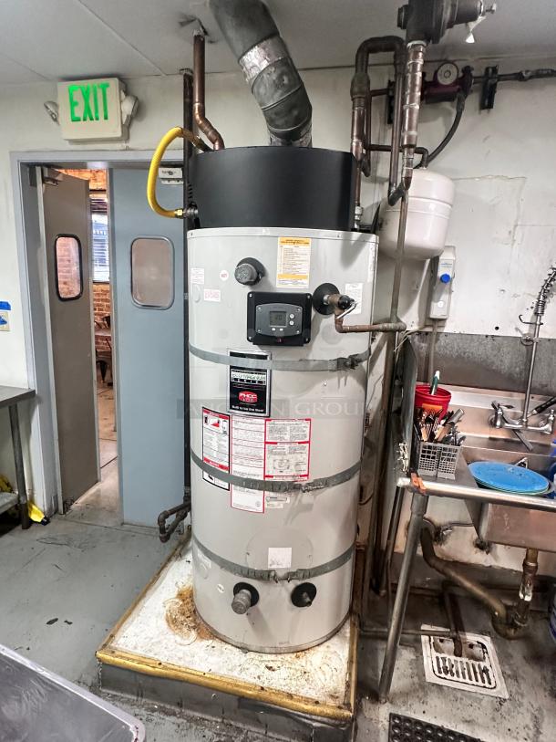 Excellent Bradford UCG-100H-199-3N 100 Gallon 199,999 BTU Commercial Water Heater Tested and Working! - Image 7 of 11