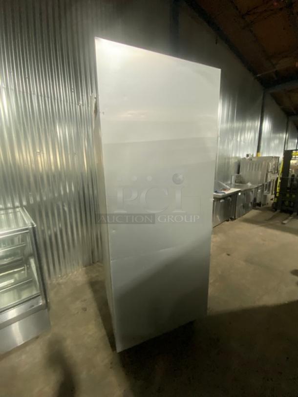 Traulsen Commercial Stainless Steel Solid Single Door Reach In Freezer! With Poly Coated Wire Racks! Model: G12010 SN: T93868D05! 115V 1 Phase! On Casters! - Image 3 of 7