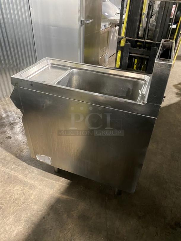 Rosito Bisani Commercial Stainless Steel Natural Gas Powered Single Chamber Pasta Cooker! With 12 Gallon Water Chamber! With Top-Mount Water Faucet! With Back Splash! Model: CPG1 SN: 1717.0175! On Legs! - Image 4 of 9