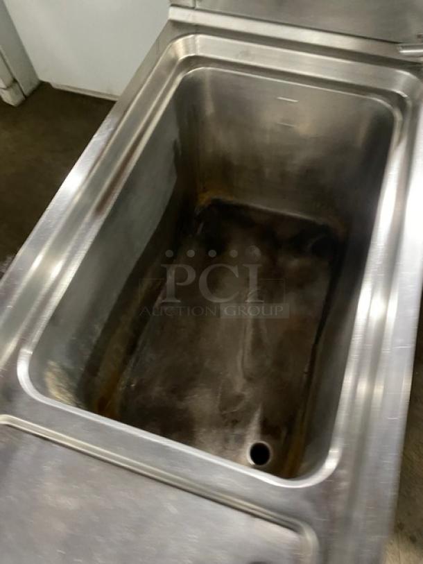 Rosito Bisani Commercial Stainless Steel Natural Gas Powered Single Chamber Pasta Cooker! With 12 Gallon Water Chamber! With Top-Mount Water Faucet! With Back Splash! Model: CPG1 SN: 1717.0175! On Legs! - Image 6 of 9