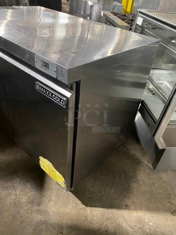 Maxx Cold Commercial Stainless Steel 2 Door Undercounter Refrigerator! Model: MXSR48UHC! On Casters! - Image 2 of 8