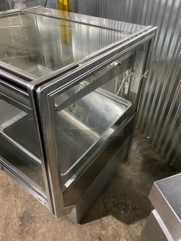 Leader Commercial Stainless Steel Straight Glass 36" Dry Bakery Display Case! With Rear Sliding Glass Doors! With Full Size Sheet Pans! Model: CBK36 D SN: PX08C0926! 115V! - Image 2 of 7