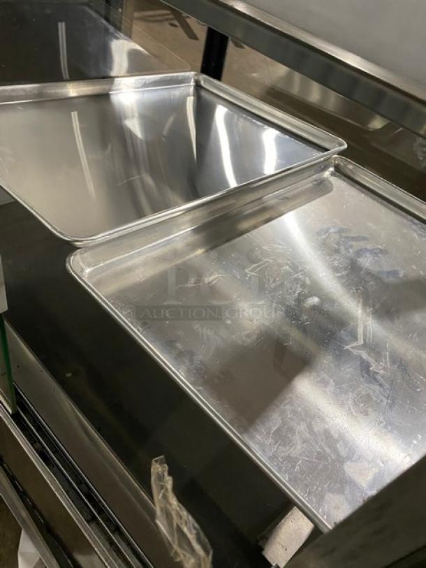 Leader Commercial Stainless Steel Straight Glass 36" Dry Bakery Display Case! With Rear Sliding Glass Doors! With Full Size Sheet Pans! Model: CBK36 D SN: PX08C0926! 115V! - Image 5 of 7