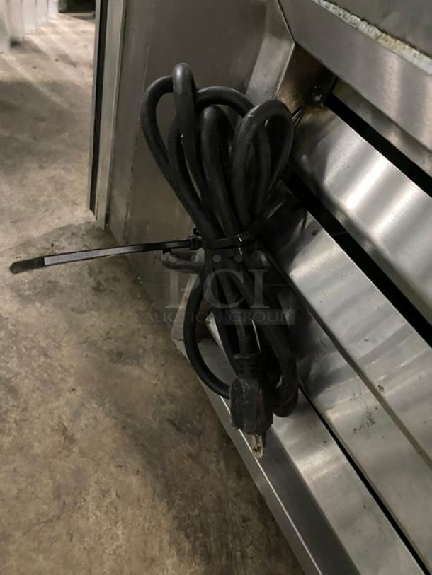 Leader Commercial Stainless Steel Straight Glass 36" Dry Bakery Display Case! With Rear Sliding Glass Doors! With Full Size Sheet Pans! Model: CBK36 D SN: PX08C0926! 115V! - Image 7 of 7