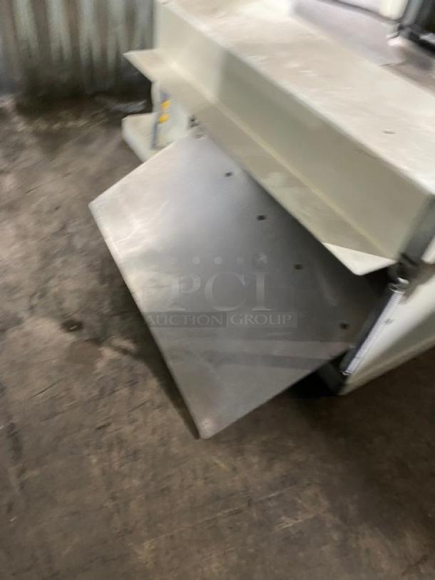 Acme 7 Series Commercial Stainless Steel Electric Powered Countertop Pizza Dough Roller/Sheeter Machine! Model: 7 SN: 7-2375! 115V 1 Phase! - Image 6 of 9