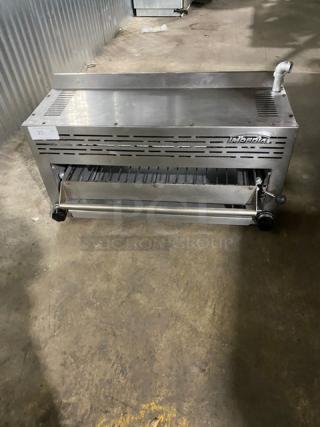 Imperial Commercial Stainless Steel Natural Gas Powered Overhead Salamander Broiler/Cheese Melter!