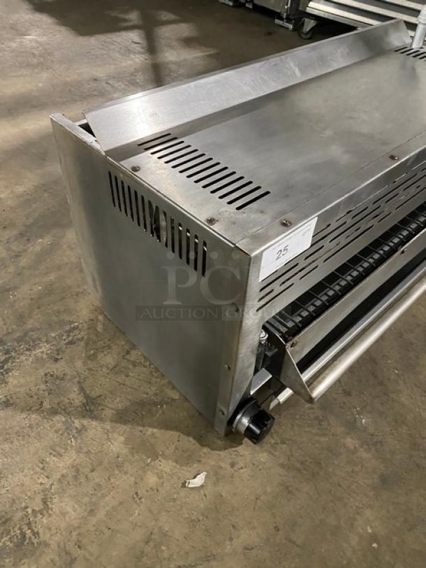 Imperial Commercial Stainless Steel Natural Gas Powered Overhead Salamander Broiler/Cheese Melter! - Image 3 of 7