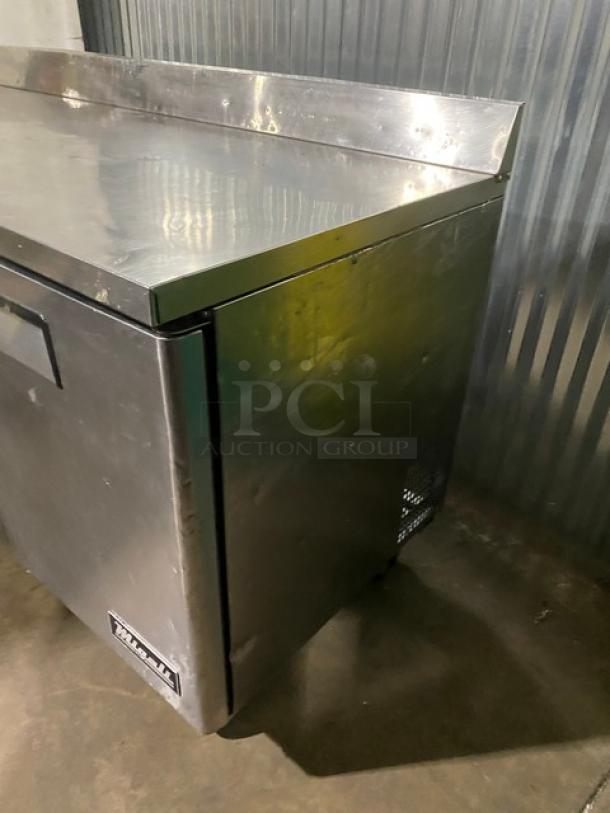 Migali Commercial Stainless Steel 3 Door Undercounter Worktop Refrigerator! With Back Splash & 72" Worktop! Model: C-U72R SN: C-U72R15032092004! 115V 1 Phase! On Casters! - Image 2 of 9