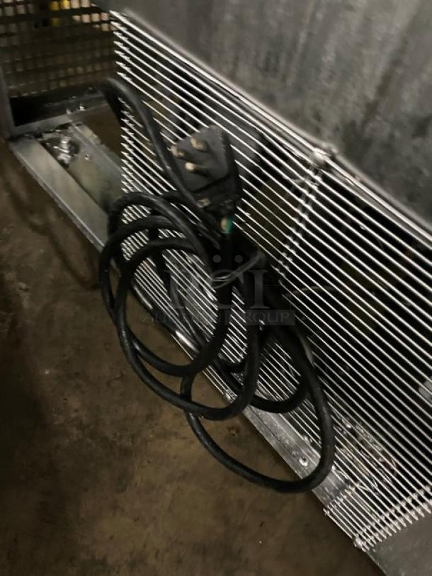 Migali Commercial Stainless Steel 3 Door Undercounter Worktop Refrigerator! With Back Splash & 72" Worktop! Model: C-U72R SN: C-U72R15032092004! 115V 1 Phase! On Casters! - Image 9 of 9