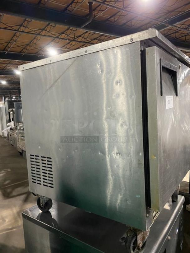 Everest Commercial Stainless Steel Single Door Undercounter Freezer! With Poly Coated Wire Rack! Model: ETBF1 SN: BTBF115090008! 115V 1 Phase! On Casters! - Image 2 of 7
