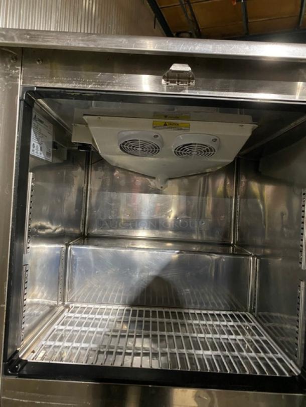 Everest Commercial Stainless Steel Single Door Undercounter Freezer! With Poly Coated Wire Rack! Model: ETBF1 SN: BTBF115090008! 115V 1 Phase! On Casters! - Image 5 of 7