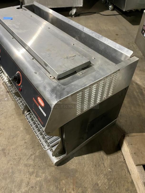 Hatco Thermo-Finisher Series Commercial Stainless Steel Electric Powered Wall Mounted 3-Bay Salamander Broiler/Cheese Melter! With Individual Controls! With Removable Dividers! Model: TFWM36-3900! 240V! - Image 2 of 9