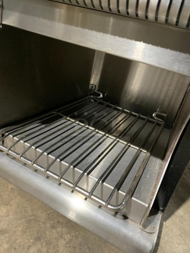 Hatco Thermo-Finisher Series Commercial Stainless Steel Electric Powered Wall Mounted 3-Bay Salamander Broiler/Cheese Melter! With Individual Controls! With Removable Dividers! Model: TFWM36-3900! 240V! - Image 6 of 9