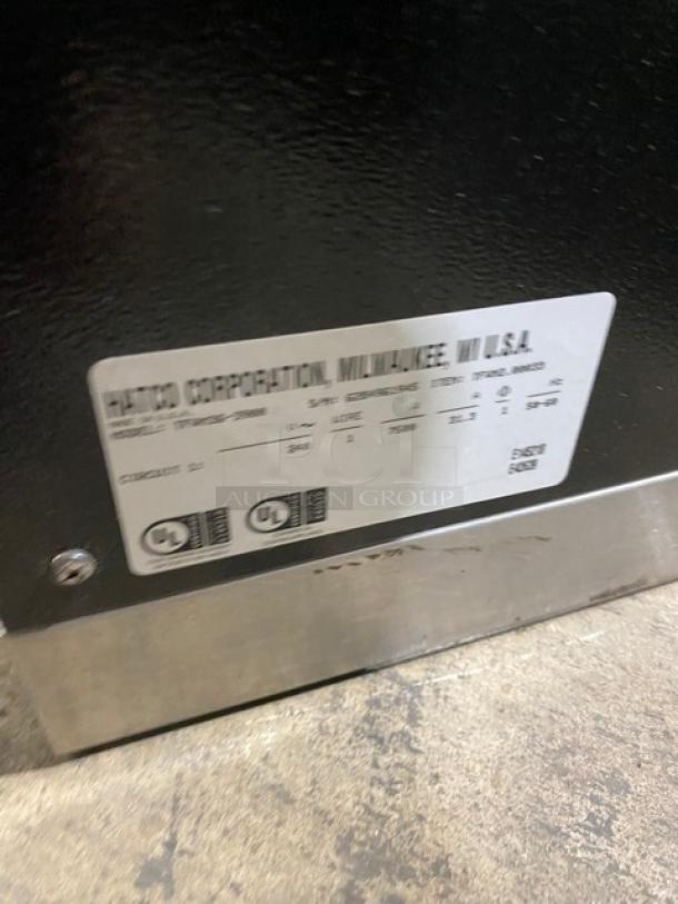 Hatco Thermo-Finisher Series Commercial Stainless Steel Electric Powered Wall Mounted 3-Bay Salamander Broiler/Cheese Melter! With Individual Controls! With Removable Dividers! Model: TFWM36-3900! 240V! - Image 8 of 9