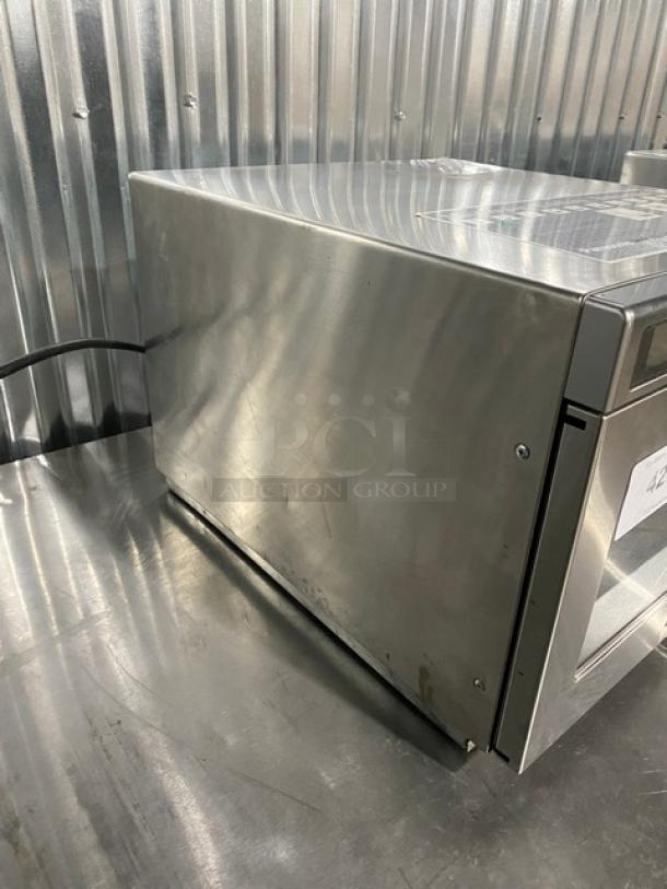 Panasonic Commercial Stainless Steel Electric Powered Countertop Microwave Oven! With Programable Touch Controls! Model: NE-17521 SN: 6AN4110080! 208V 1 Phase! - Image 2 of 9