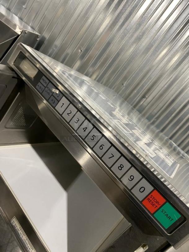 Panasonic Commercial Stainless Steel Electric Powered Countertop Microwave Oven! With Programable Touch Controls! Model: NE-17521 SN: 6AN4110080! 208V 1 Phase! - Image 7 of 9