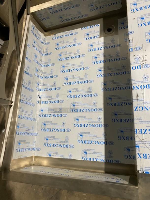 NEW! Commercial Stainless Steel 6-Hole Steam Table Adapter Plate! With Hot Well & Drain Hole! - Image 6 of 7