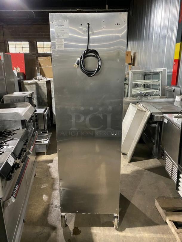 Alto-Shaam Halo Heat Series Commercial Stainless Steel Dutch Door Dual Compartment Mobile Heated Holding/Proofing Cabinet! With Wire Racks! Model: 1000-UP SN: 1057014-000! 120V 1 Phase! On Casters! - Image 2 of 9