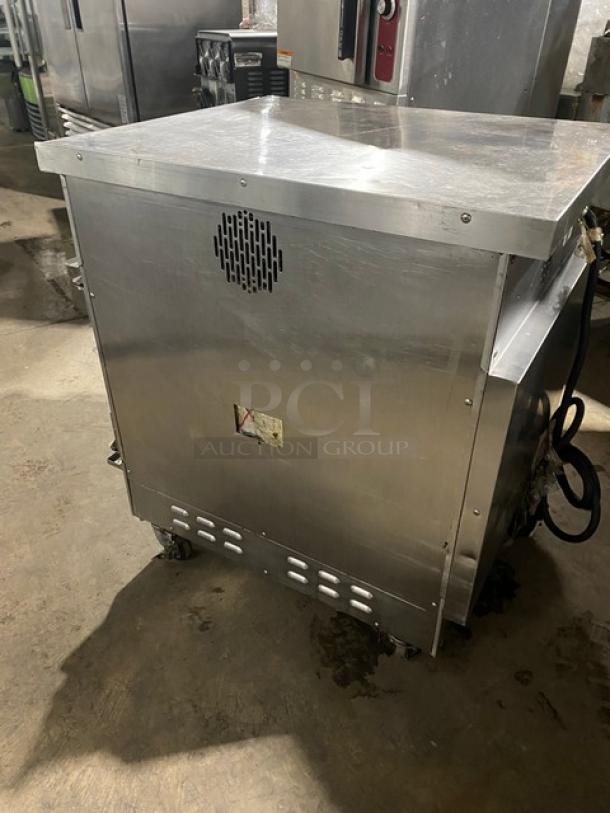 Winston Cvap Silver Edition Commercial Stainless Steel Electric Powered Half Size Undercounter Cook-N-Hold Oven! With Built In Pan Racks! Model: CAC507GR SN: 20170727-0001! 208V 1 Phase! On Casters! - Image 2 of 9