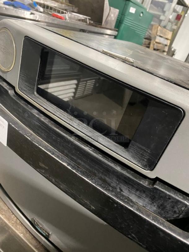TurboChef Commercial Stainless Steel Electric Powered High Speed Countertop Rapid Cook Oven! With Cook Stone! Model: ENCORE 2 SN: ENC2TD00763! 208-240V 1 Phase! On Single Shelf Equipment Cart With Casters! - Image 7 of 8