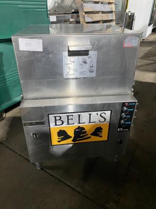 American Dish Service ET-Series Commercial Stainless Steel Undercounter Dishwashing Machine! With Full Size Cup Rack! Model: ET-A-M SN: 26014! 120V! On Legs!