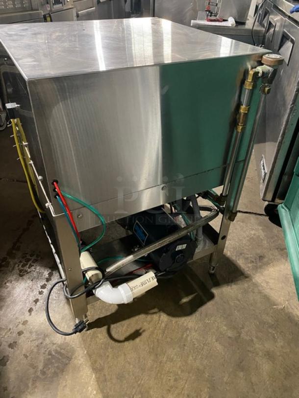 American Dish Service ET-Series Commercial Stainless Steel Undercounter Dishwashing Machine! With Full Size Cup Rack! Model: ET-A-M SN: 26014! 120V! On Legs! - Image 3 of 9