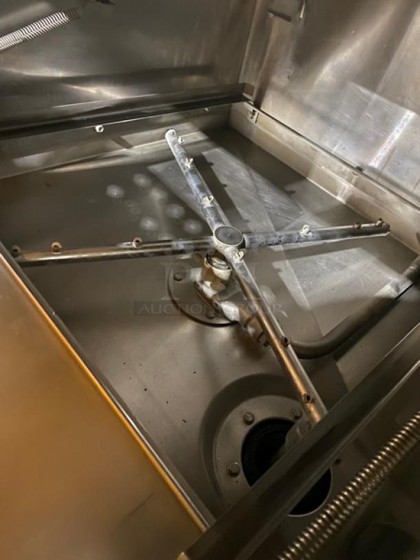 American Dish Service ET-Series Commercial Stainless Steel Undercounter Dishwashing Machine! With Full Size Cup Rack! Model: ET-A-M SN: 26014! 120V! On Legs! - Image 6 of 9