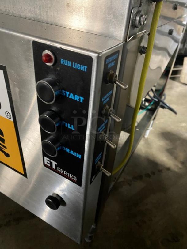 American Dish Service ET-Series Commercial Stainless Steel Undercounter Dishwashing Machine! With Full Size Cup Rack! Model: ET-A-M SN: 26014! 120V! On Legs! - Image 7 of 9