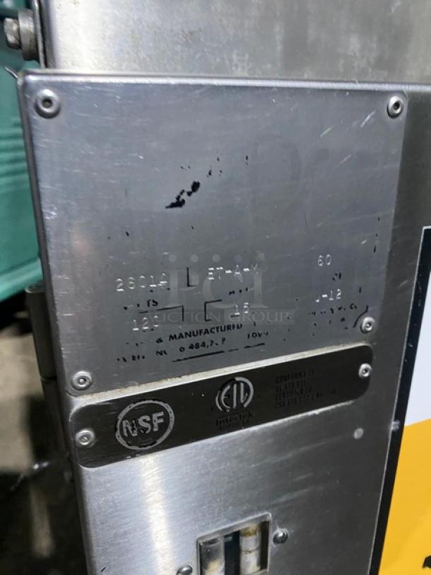 American Dish Service ET-Series Commercial Stainless Steel Undercounter Dishwashing Machine! With Full Size Cup Rack! Model: ET-A-M SN: 26014! 120V! On Legs! - Image 8 of 9