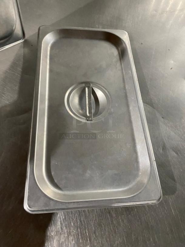 Lot Of Commercial Stainless Steel Hotel/Steamtable Pan Lids! All One Money! - Image 2 of 3