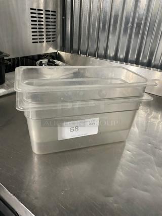 Lot Of Commercial Clear Polycarbonate Food Pans! All One Money!