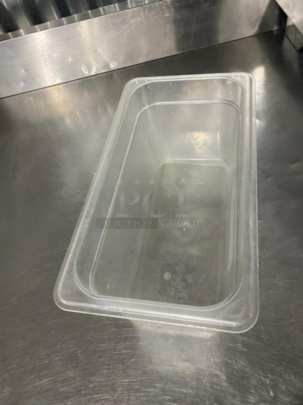 Lot Of Commercial Clear Polycarbonate Food Pans! All One Money! - Image 2 of 4