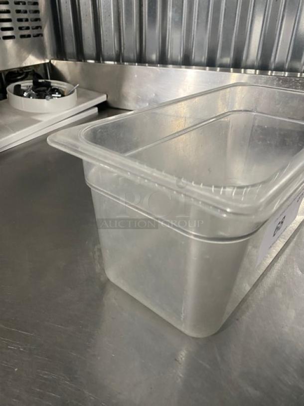 Lot Of Commercial Clear Polycarbonate Food Pans! All One Money! - Image 3 of 4